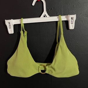 Green bikini top